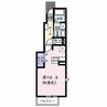 ハートフル 1Rの間取り