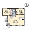 Ｃａｓａ　Ｂｒｏｔｅ　Ｃ棟 2LDKの間取り