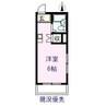 ノーブルマンション 1Rの間取り
