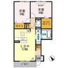 グレイスヴィラ東川口 2LDKの間取り