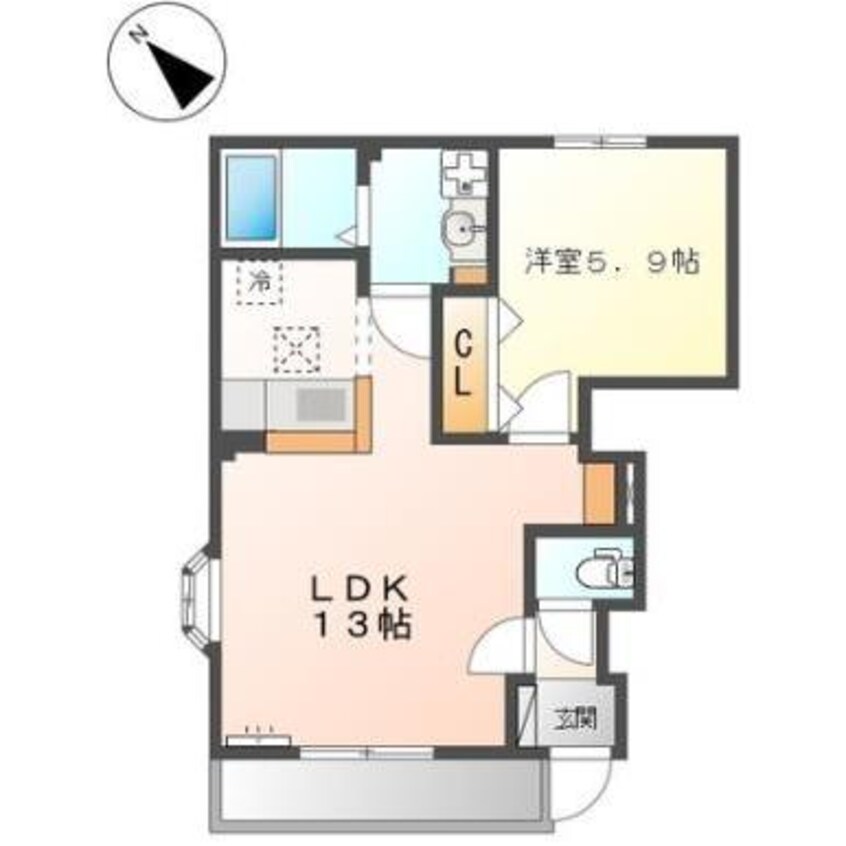 間取図 ヘップバーン