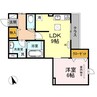 カーサ　アリーヴォⅠ 1LDKの間取り