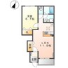 グランディア 1LDKの間取り