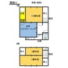 阿部借家南 3Kの間取り