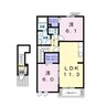 パストラーレＢ 2LDKの間取り