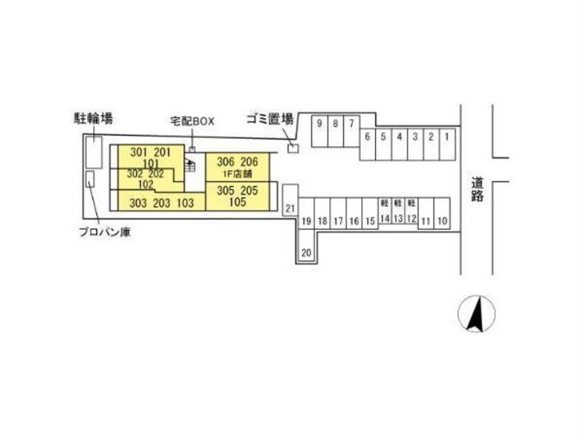 配置図 D-roomTSUCHIYA