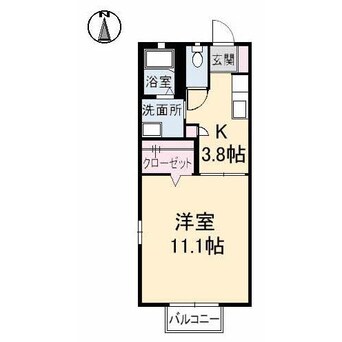 間取図 クレスト22　Ｃ棟