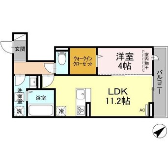 間取図 D-room沖野上Ⅱ