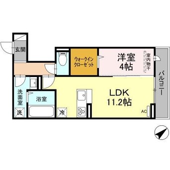 間取図 D-room沖野上Ⅱ