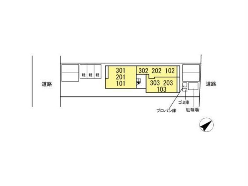 配置図 D-room沖野上Ⅱ