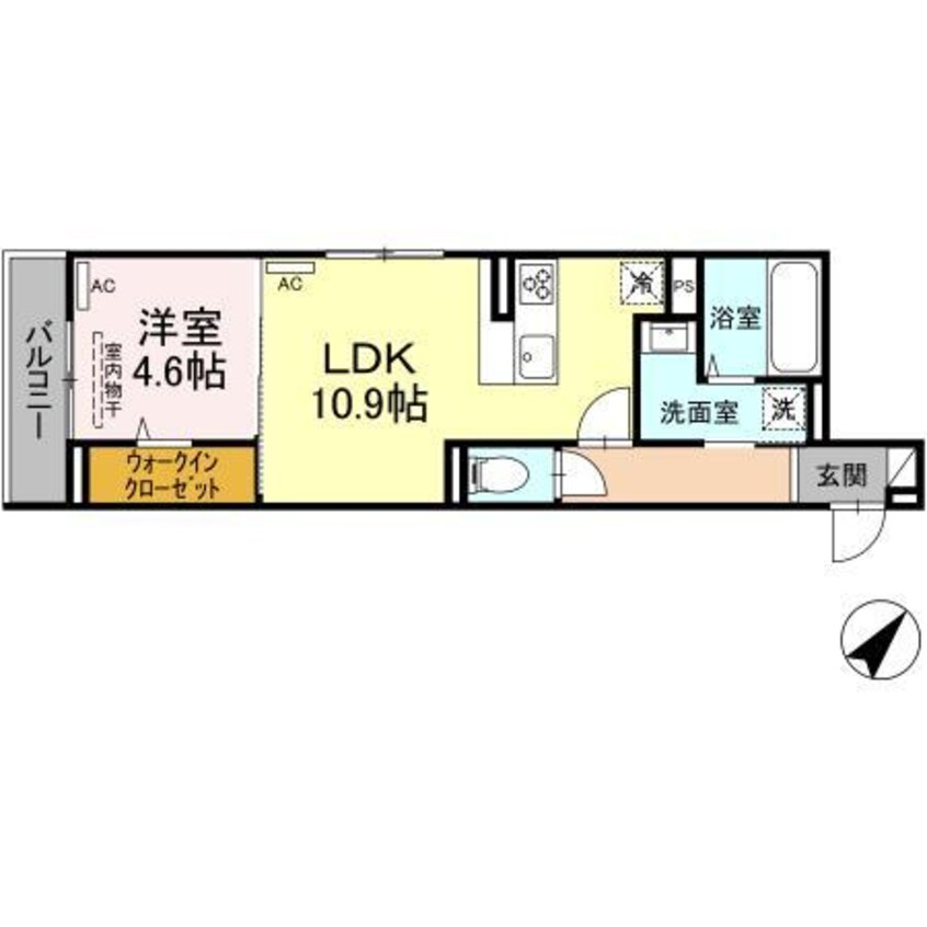 間取図 D-residence多治米N