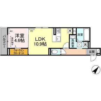 間取図 D-residence多治米N