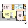D-residence多治米S 2LDKの間取り