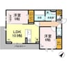 D-residence多治米S 2LDKの間取り