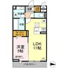 フェールⅡ（神辺） 1LDKの間取り