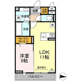 間取図 フェールⅡ（神辺）