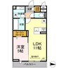 フェールⅡ（神辺） 1LDKの間取り