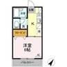 アネックス大和　Ｂ棟 1Rの間取り