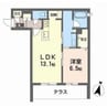 ソール　デ　リーヴル　西町 1LDKの間取り