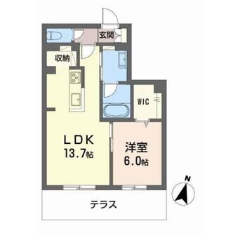 間取図 ソール　デ　リーブル　西町