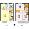 エミネンス手城　B棟 3LDKの間取り