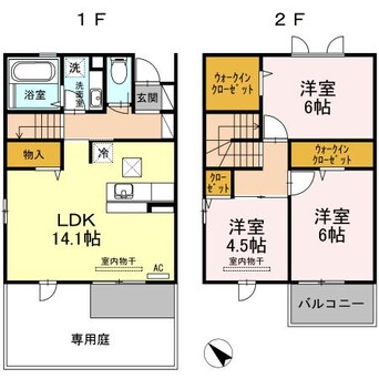 間取図 タウンビュー東福山　A棟