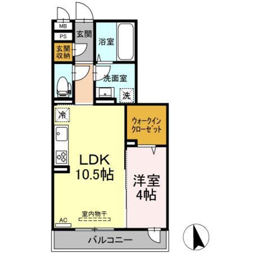 間取図 オアシス木之庄