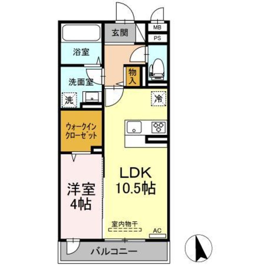 間取図 オアシス木之庄