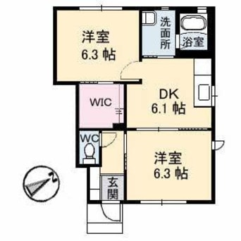 間取図 ロイヤルオークス　Ａ棟