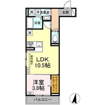 間取図 Ｄ-ｒｅｓｉｄｅｎｃｅ中央公園