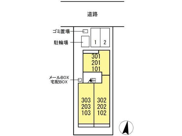 配置図 Ｄ-ｒｅｓｉｄｅｎｃｅ中央公園