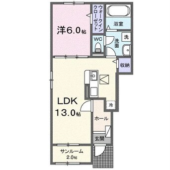 間取図 アルバーダ　スカイ