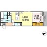 D-residence川口A 1LDKの間取り