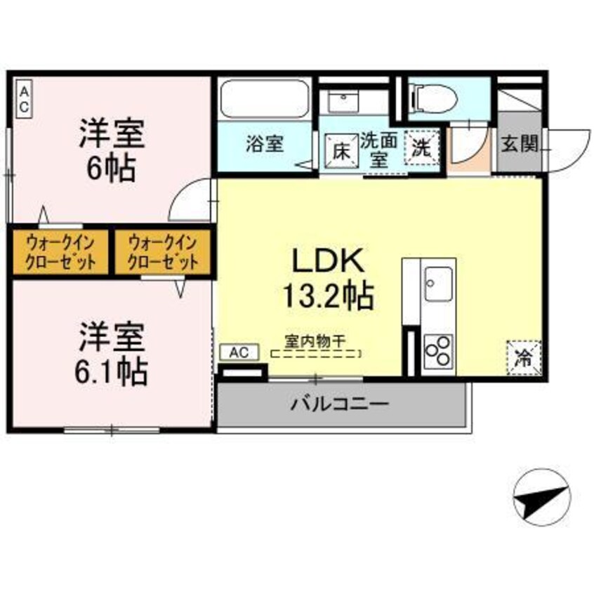 間取図 D-residence川口A