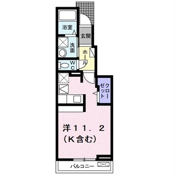 間取図 ルミエールⅢ（新浜町）