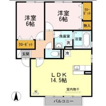 間取図 ウィルモア手城　Ｂ棟