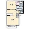 グランドメゾン引野北 1LDKの間取り