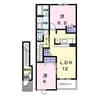 サニーフラット（瀬戸町） 2LDKの間取り