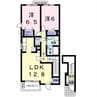 フィレガロ 2LDKの間取り