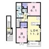ベル・メゾンB 2LDKの間取り