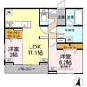 Ｄ-ｒｅｓｉｄｅｎｃｅ明治町東 2LDKの間取り