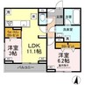 Ｄ-ｒｅｓｉｄｅｎｃｅ明治町東 2LDKの間取り