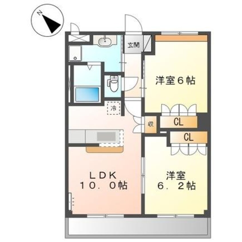 間取図 フリーデン