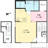 クレール岡田 1LDKの間取り