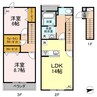 エルキュールC棟 2LDKの間取り