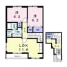 ウィンソウェル 2LDKの間取り