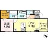 ボン・メゾン東福山 1LDK+Sの間取り