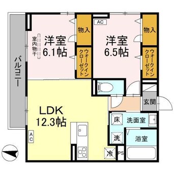 間取図 ラフィーネ南蔵王
