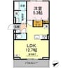 M-Base　Honjo　Kita 1LDKの間取り