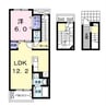 メゾン　アンソレイユ 1LDKの間取り